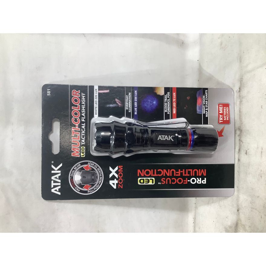Atak Multi-Color LED Tactical Flashlight
