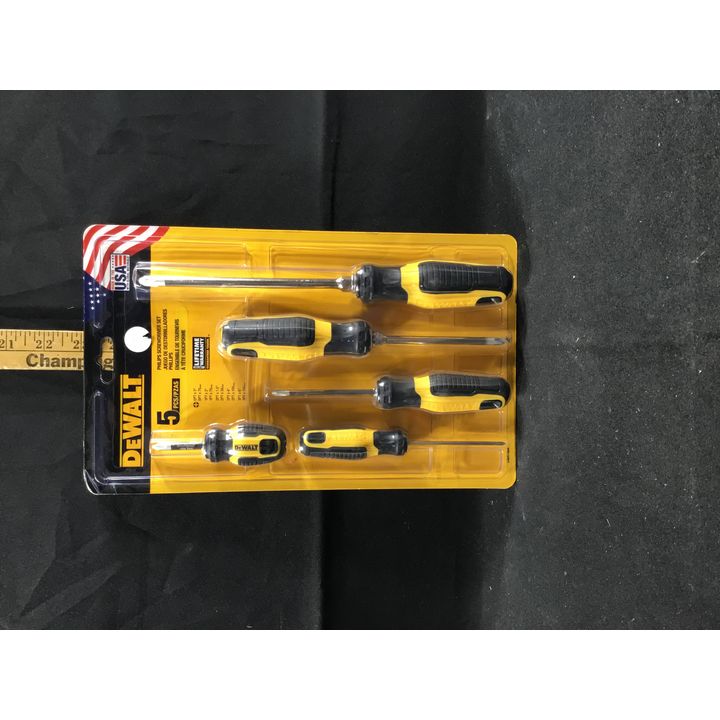 DeWalt 5pc Philips Screwdriver Set