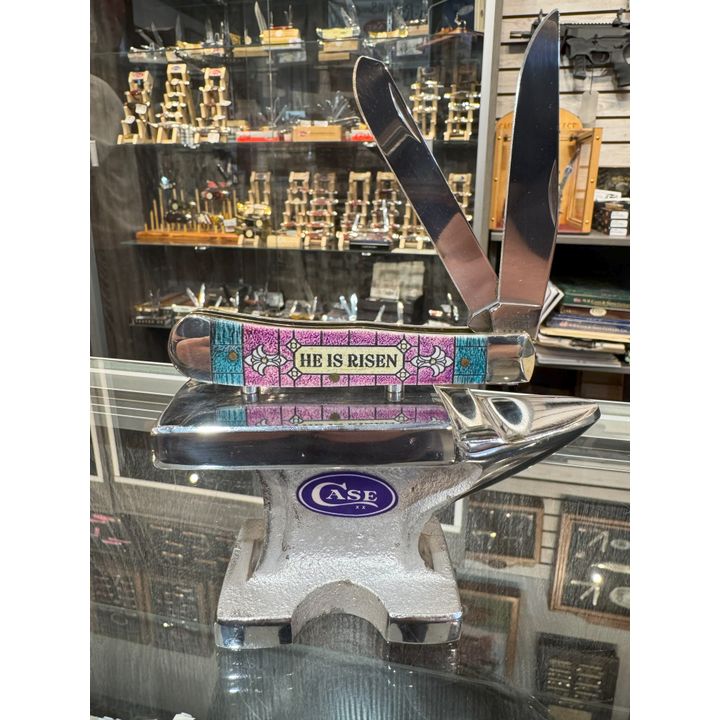 10622 - Case XX 2023 Easter Natural Bone Color Wash Trapper, Stainless Steel Blade