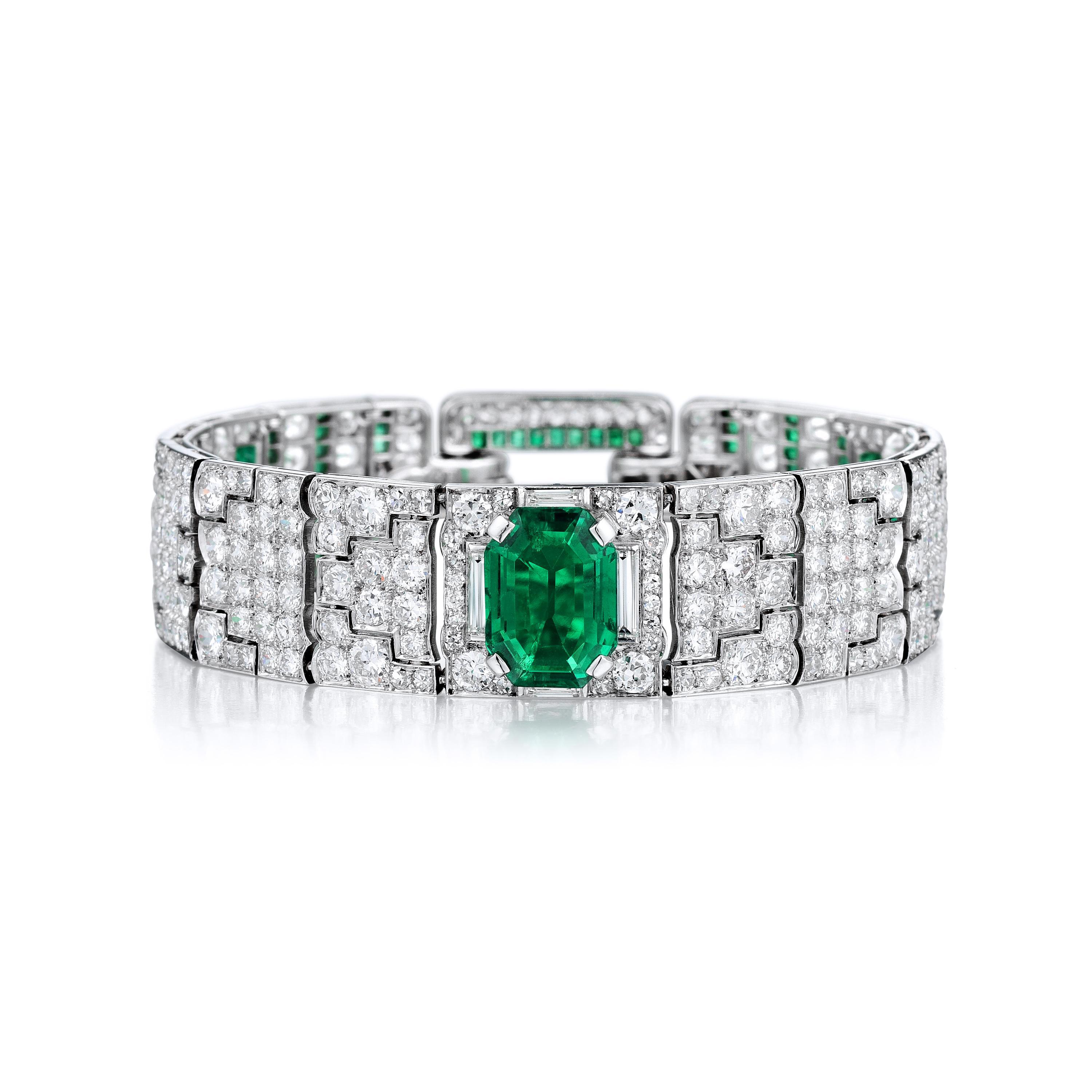 cartier emerald bracelet