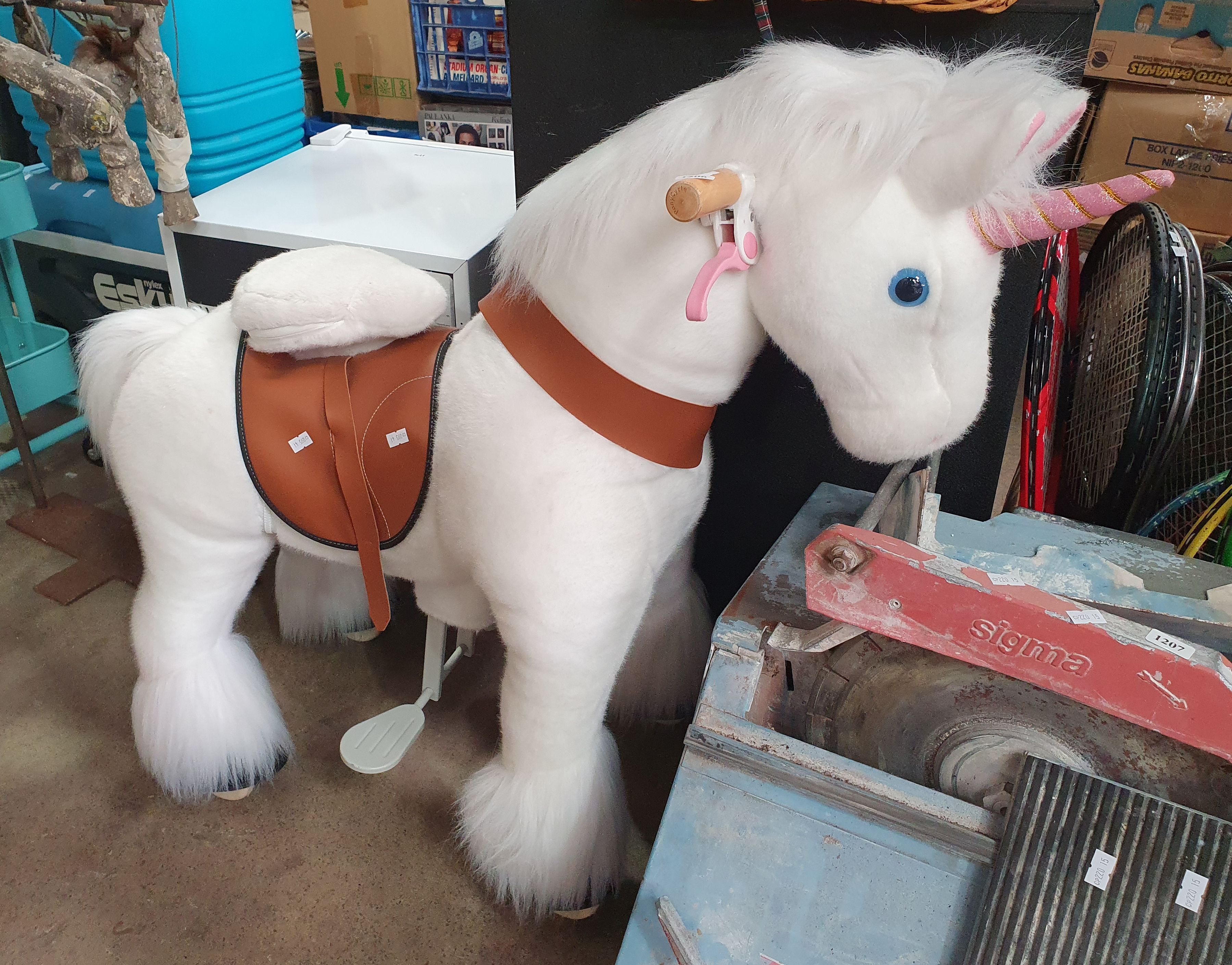 A Pony Cycle Unicorn Riding Toy