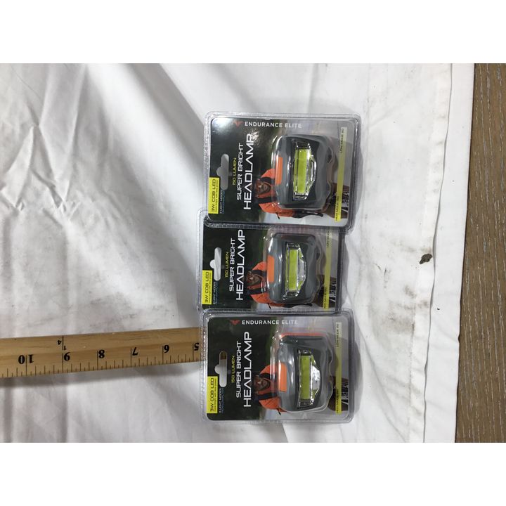 Buying (3) Endurance Elite 150 Lumen Super Bright Headlamp 3 Light Modes