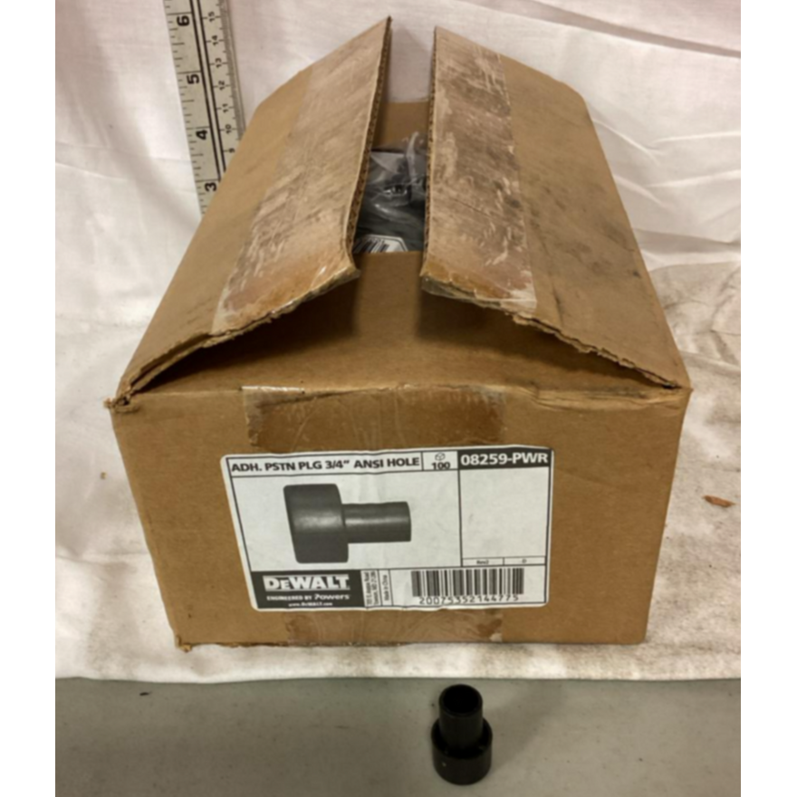 DeWalt ADH PSTN Plug 3/4" ANSI Hole - Qty: 100