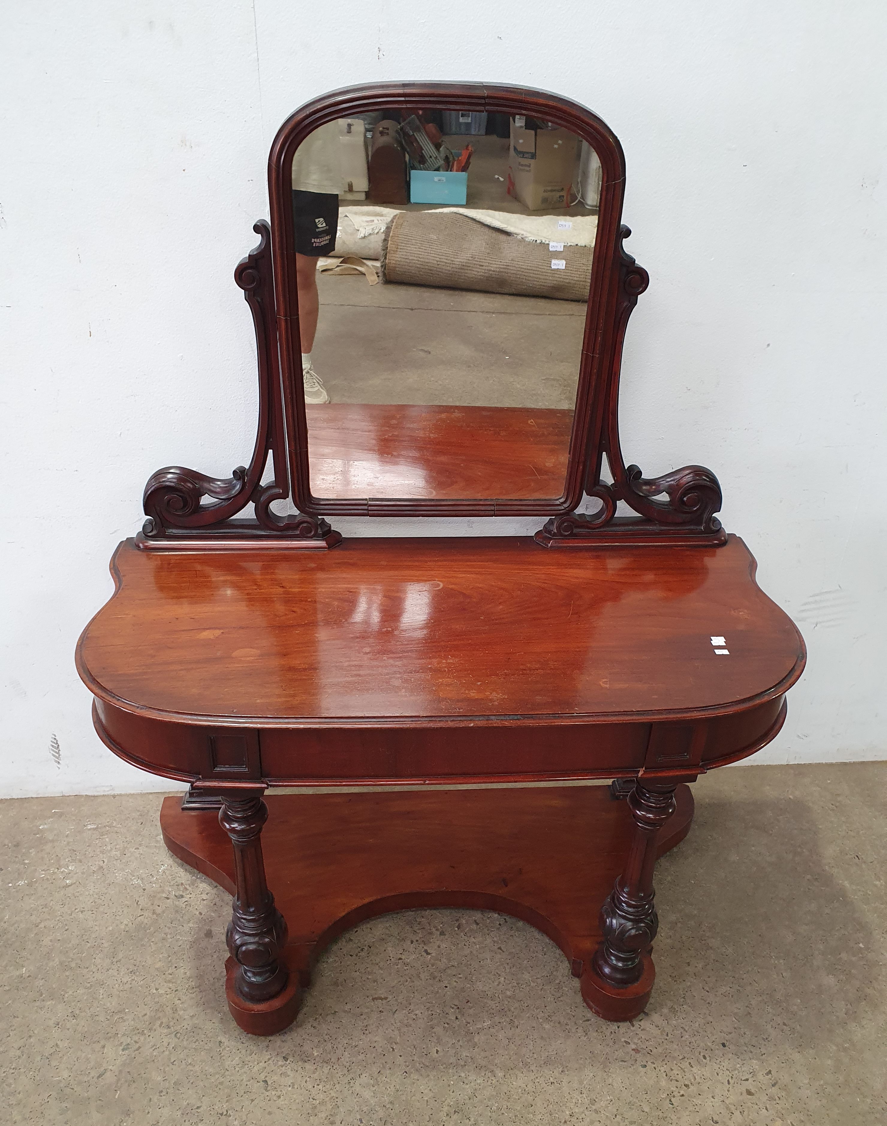 A Victorian Mahogany Duchess Dressing Table