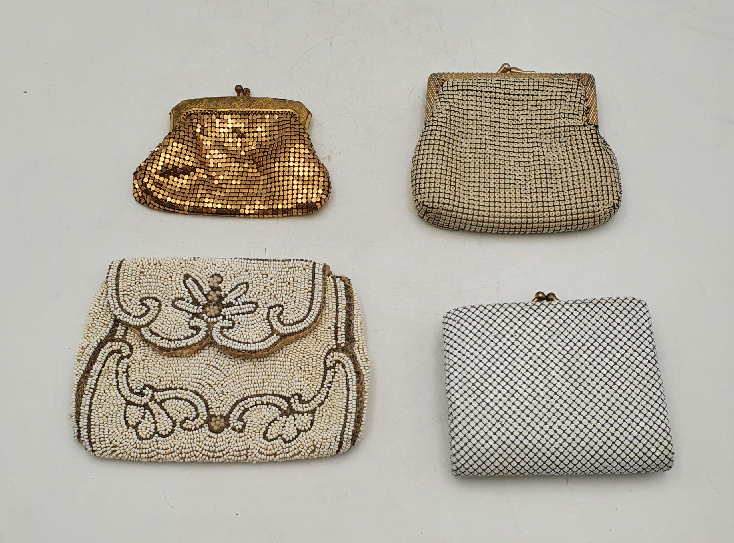Four Various Mesh Purses