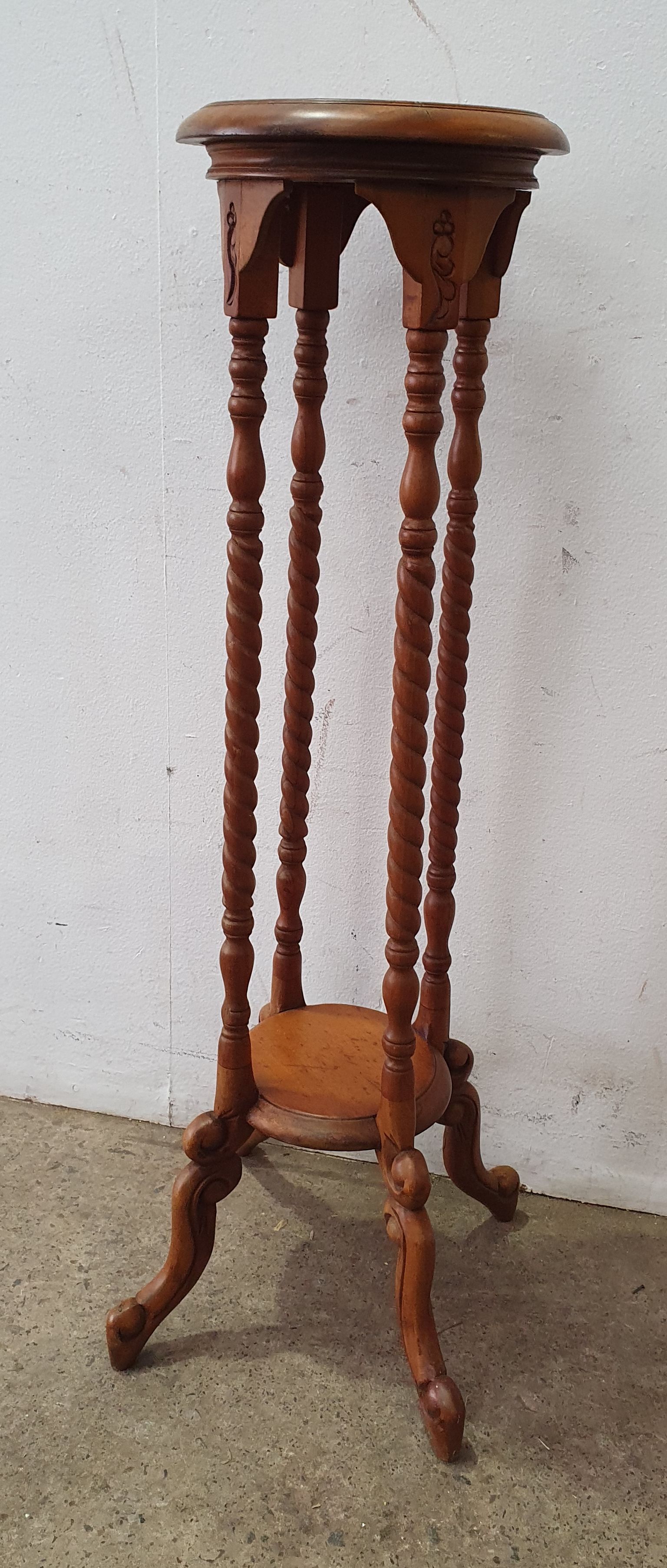 A Timber Plant Stand