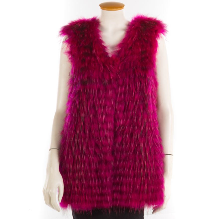 Millano Pink Rabbit & Cashmere Lined Vest