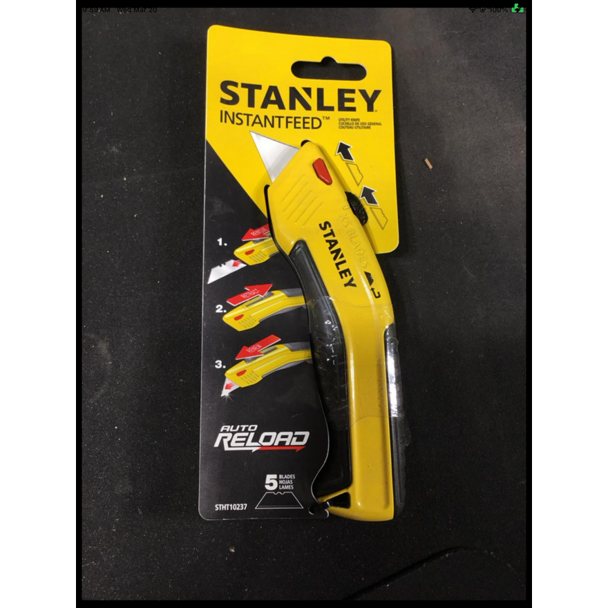 Stanley Instant Feed Utility Knife w/ 5 Blade