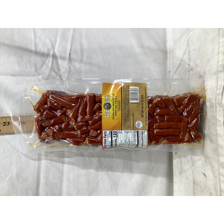 Sugar River 2lb Bag Of Extra Hot Meat Stick Ends And Pieces