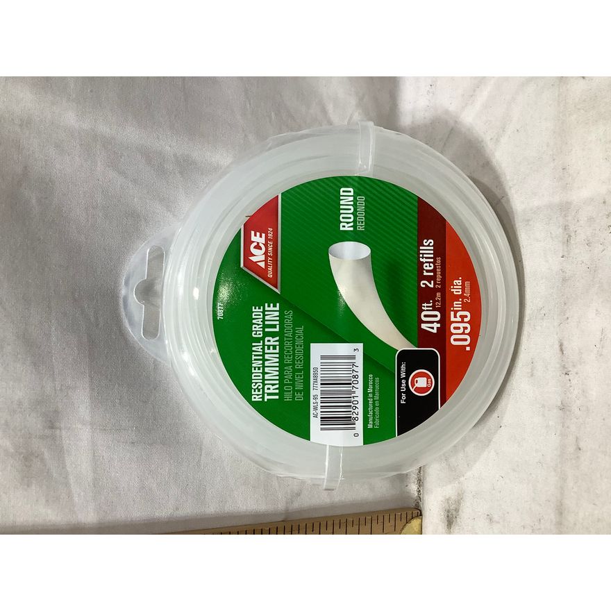Ace Residential Grade Trimmer Line 40ft, .095" Diameter