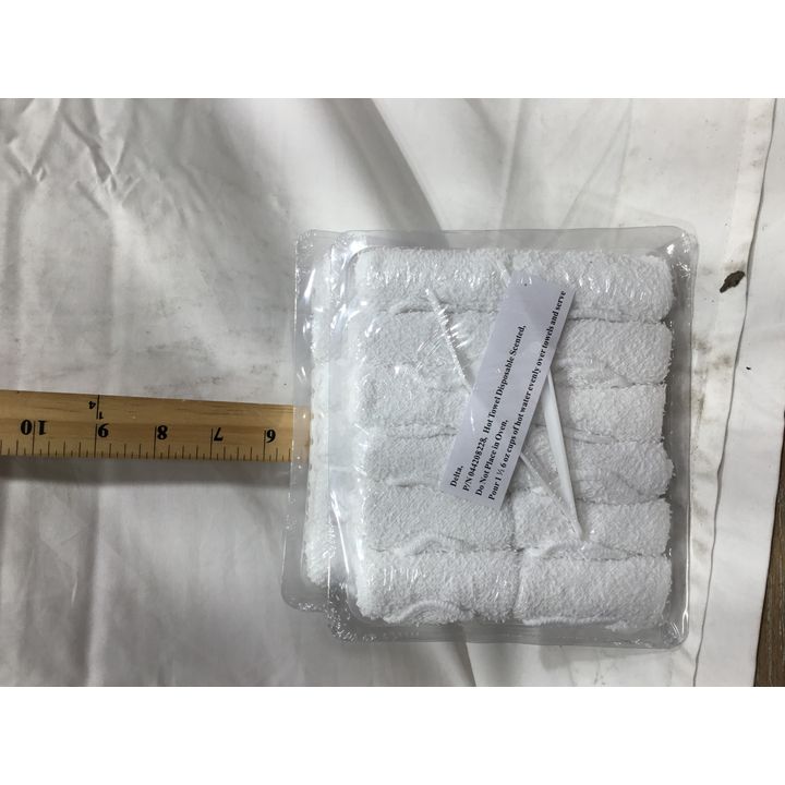 Buying (2) Scented Hot Disposable Towels