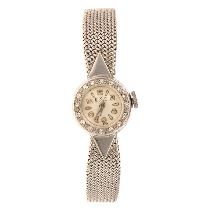 An Exa Diamond Dress Watch in 18K