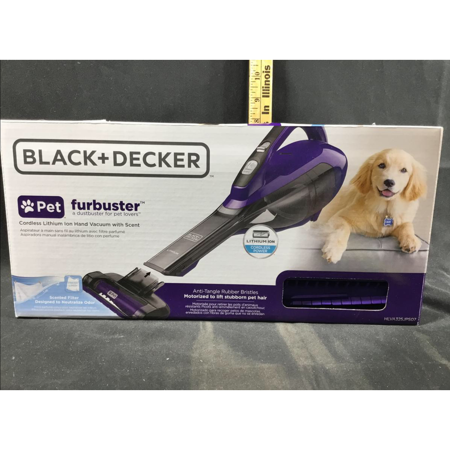 Black+Decker Pet FurBuster Cordless Lithium Ion Hand Vacuum w/ Scent