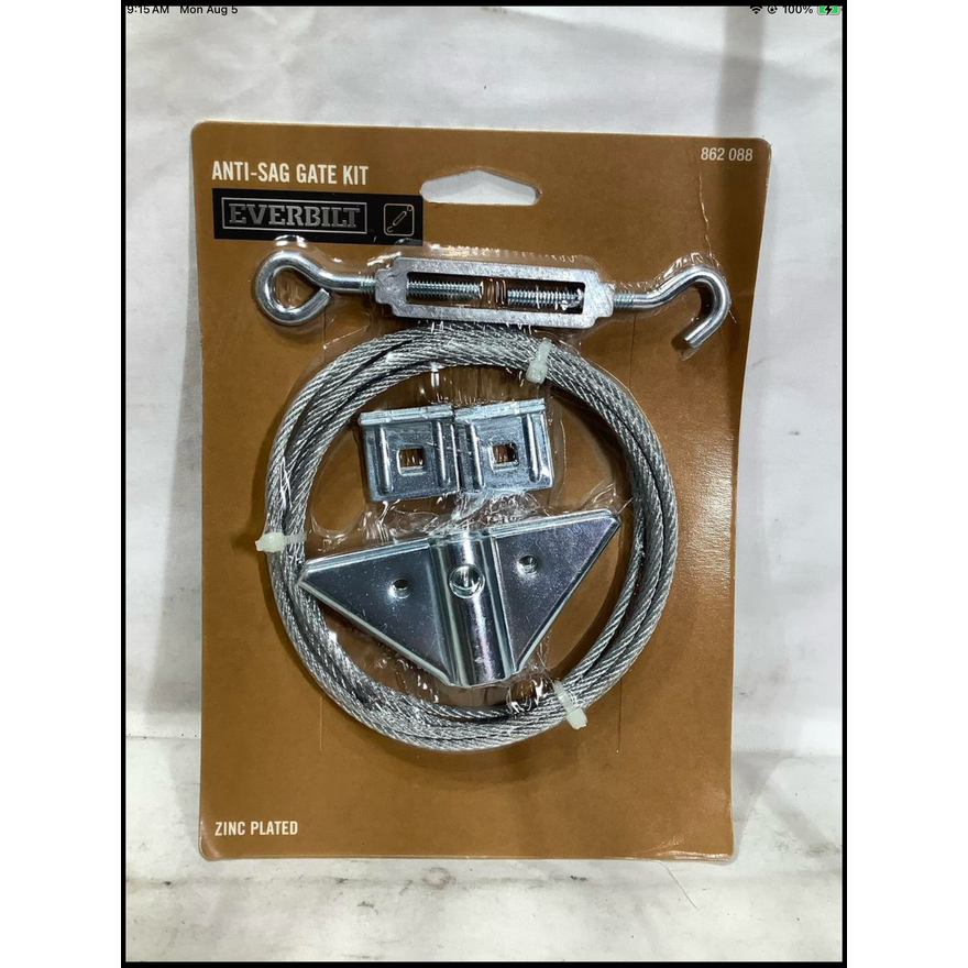 Everbilt Zinc Plated Anti-Sag Gate Kit