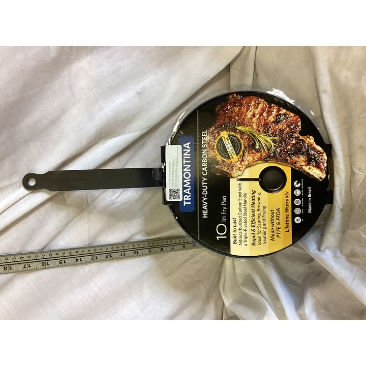 Tramontina Heavy Duty Carbon Steel 10'' Fry Pan