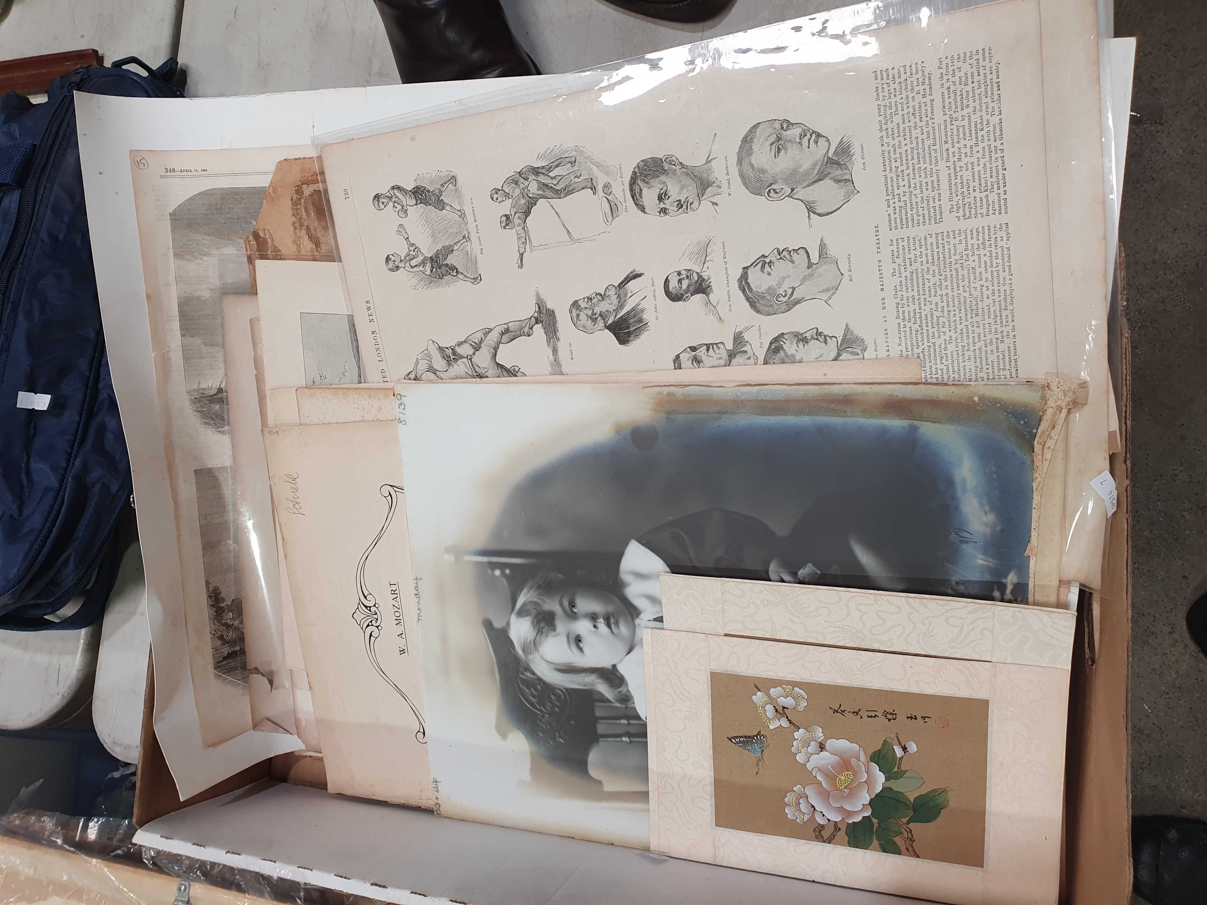 474 · A BOX OF EPHEMERA
