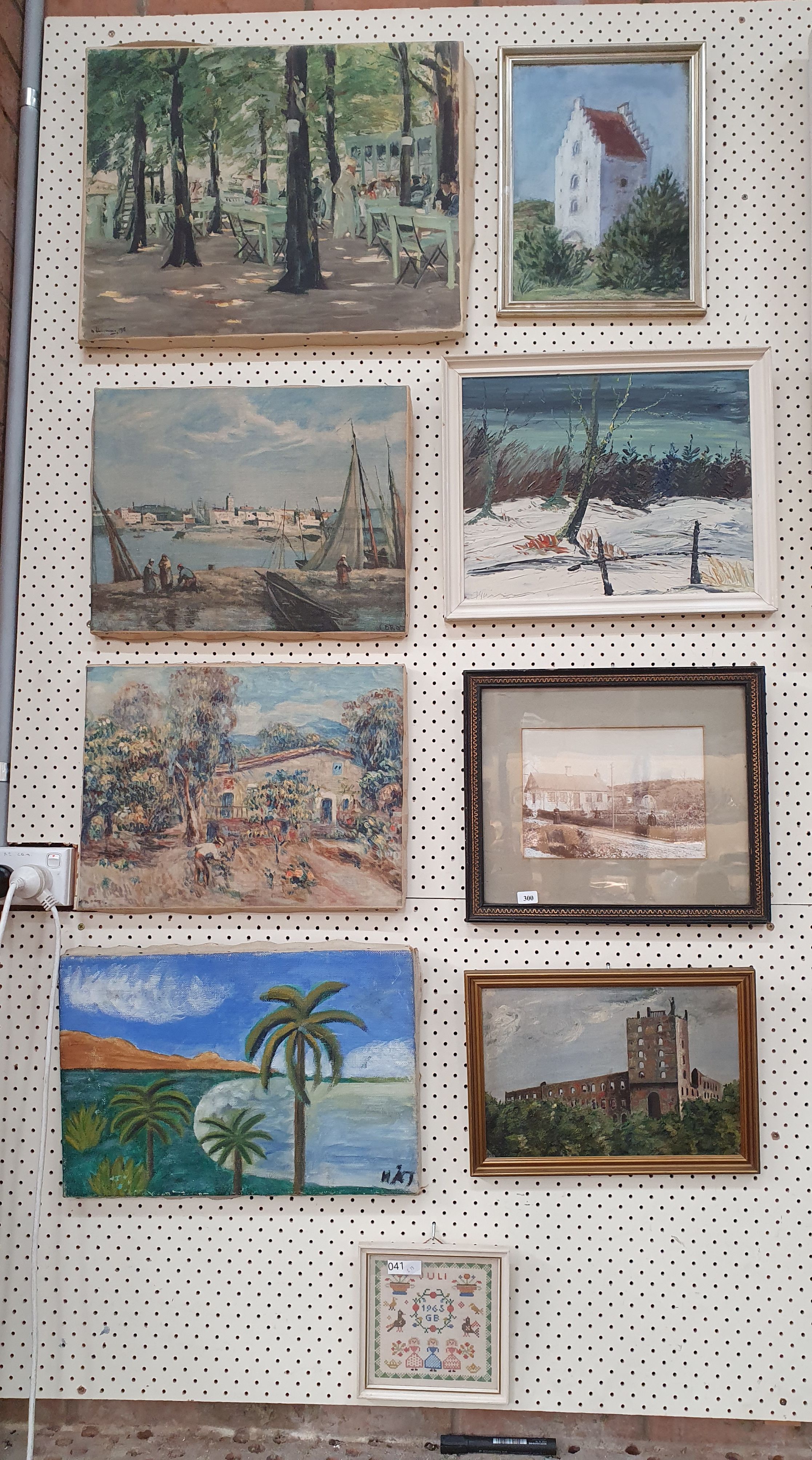 300 · NINE VARIOUS ARTWORKS
