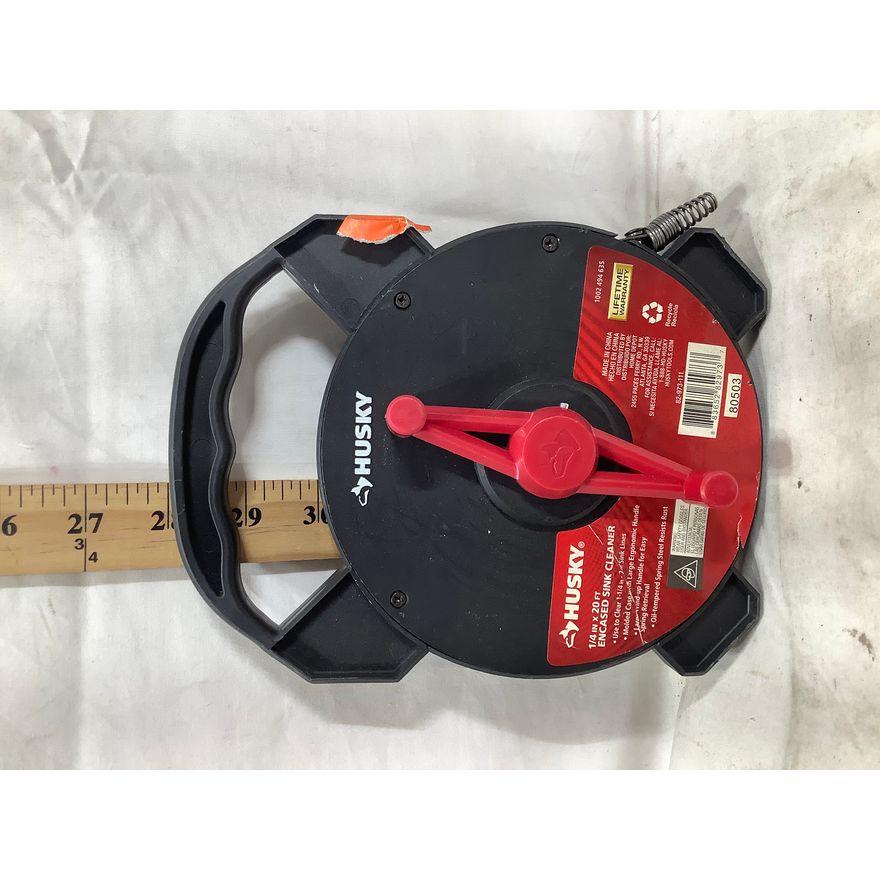 Husky 1/4"x20ft Encased Sink Cleaner