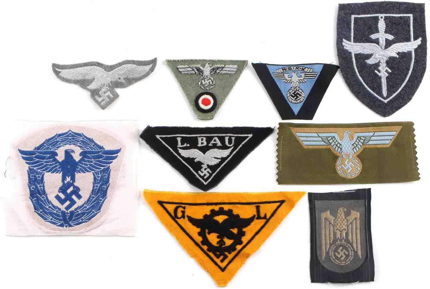 Lot - GERMAN ARMY PATCHES (9)