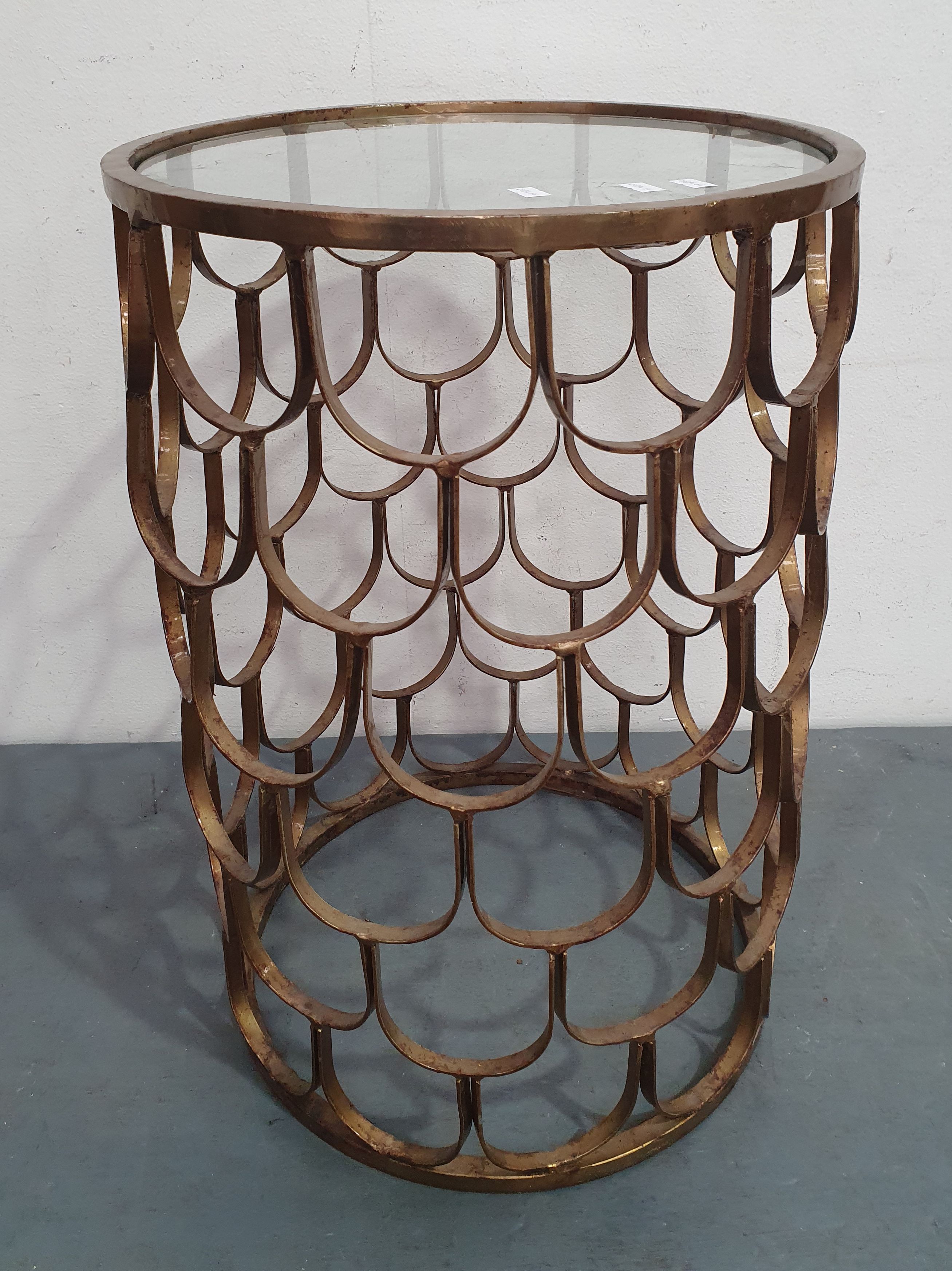 A Metal Based Side Table