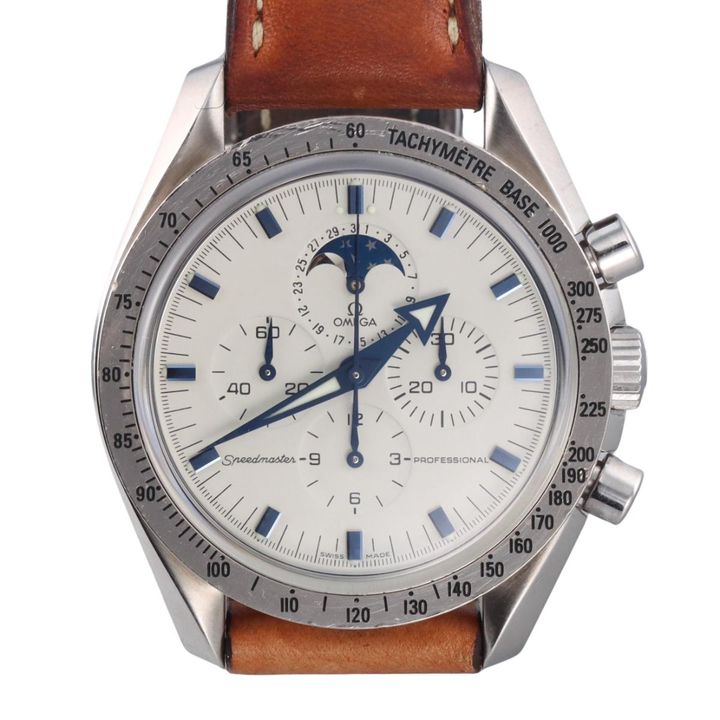 Omega Speedmaster Moonphase Broad Arrow Chronograph 3875.20.37