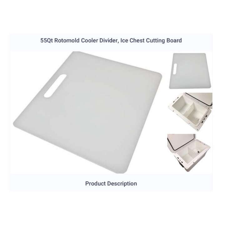 55 Quart Rotomold Cooler Divider/Cutting Board