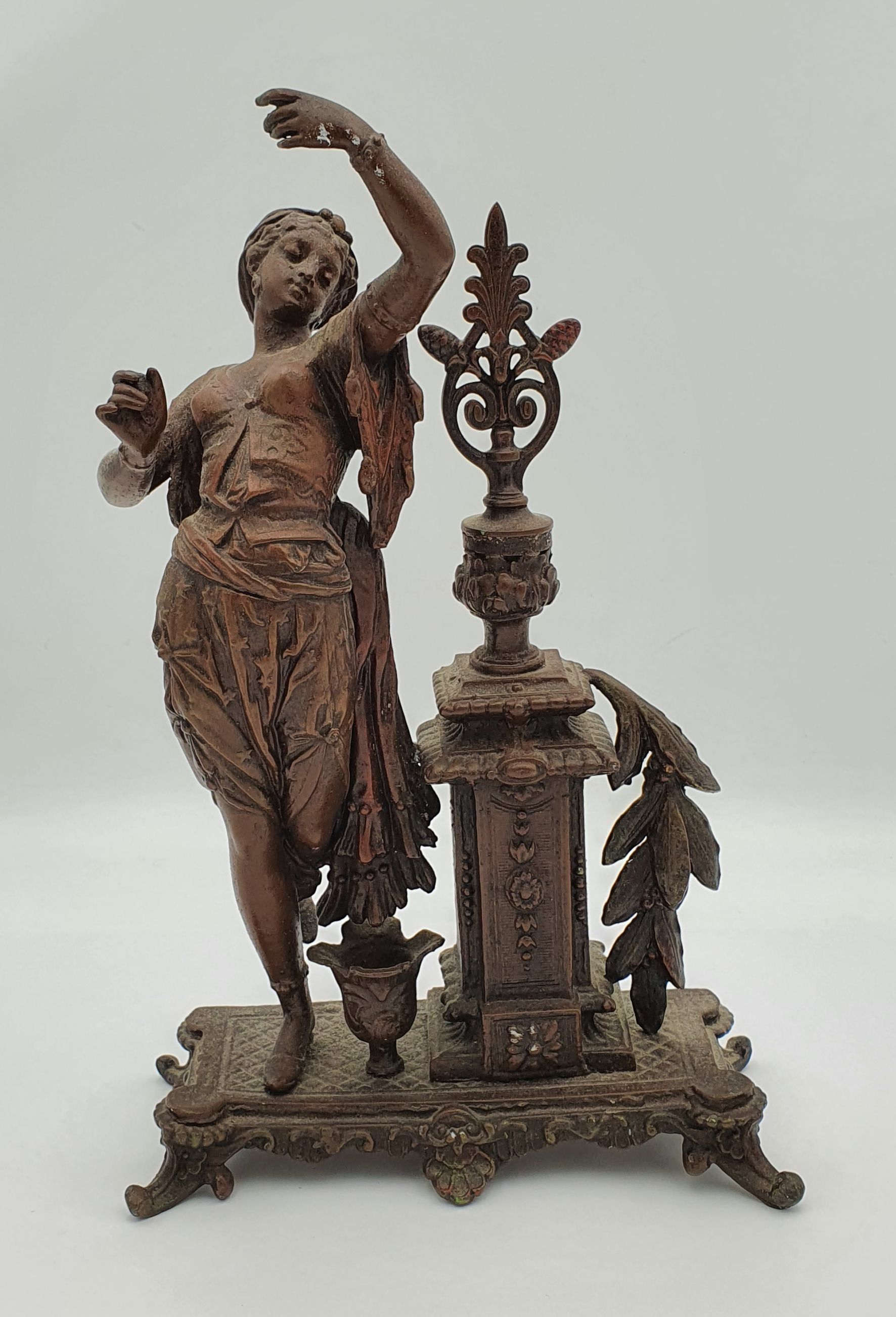 A Late 19th Century Spelter Mantel Ornament