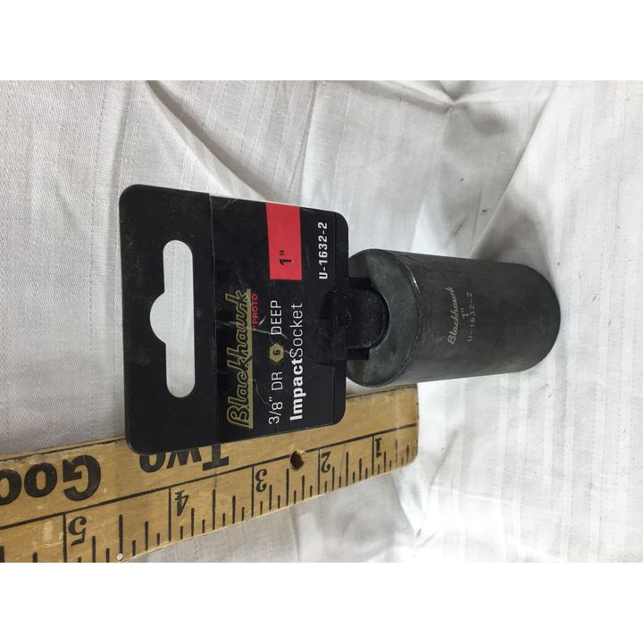 Blackhawk 3/8" DR 6 Pt Deep Impact Socket 1"