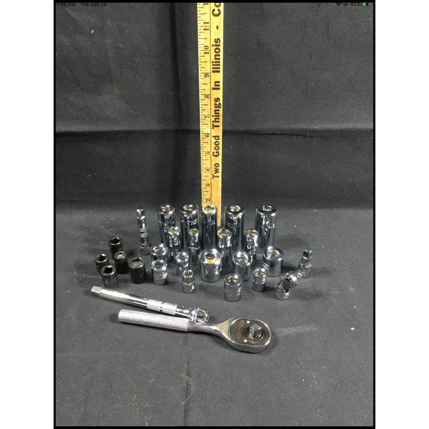 Proto 28pc 3/8" Drive Socket Set