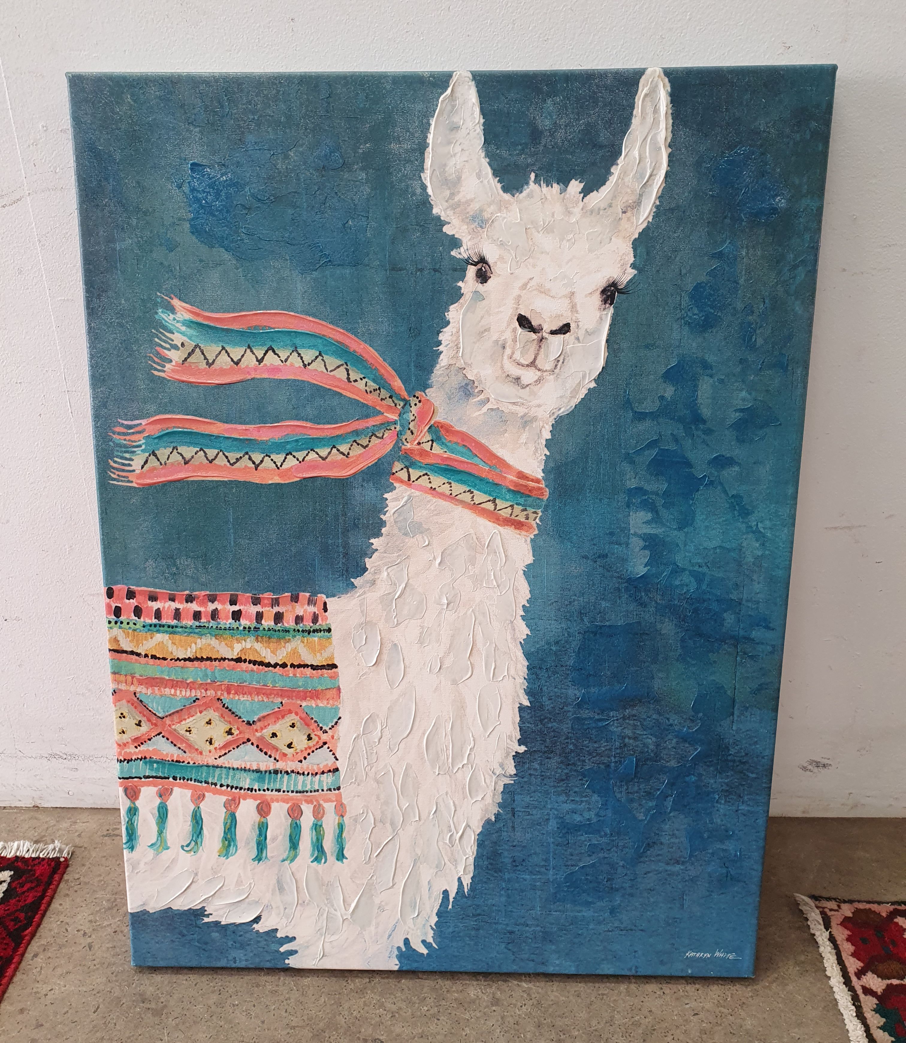 2081 · A HAND EMBELLISHED GICLEE PRINT BY KATHRYN WHITE