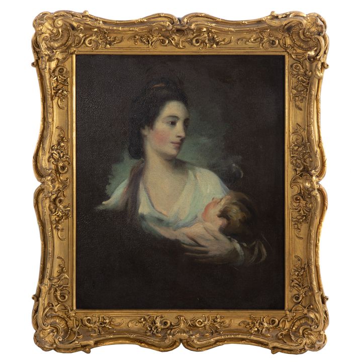 After Sir Joshua Reynolds. Lady Montgomery, oil