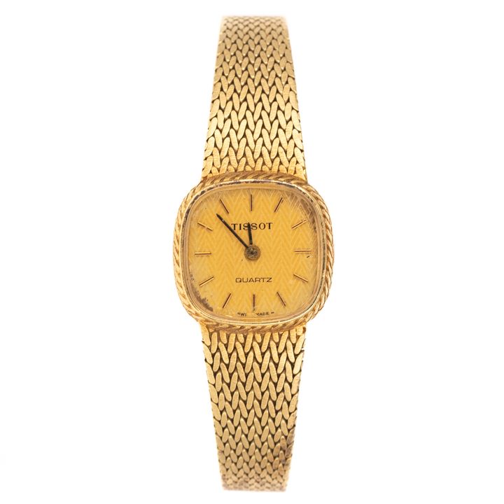 A Tissot Dress Watch in 14K