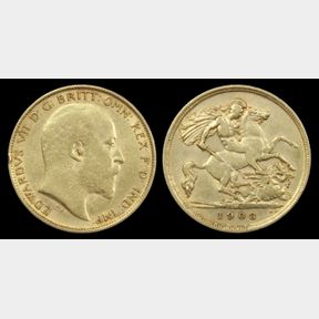 AUSTRALIA, HALF SOVEREIGN 1908M, S3975. VF…