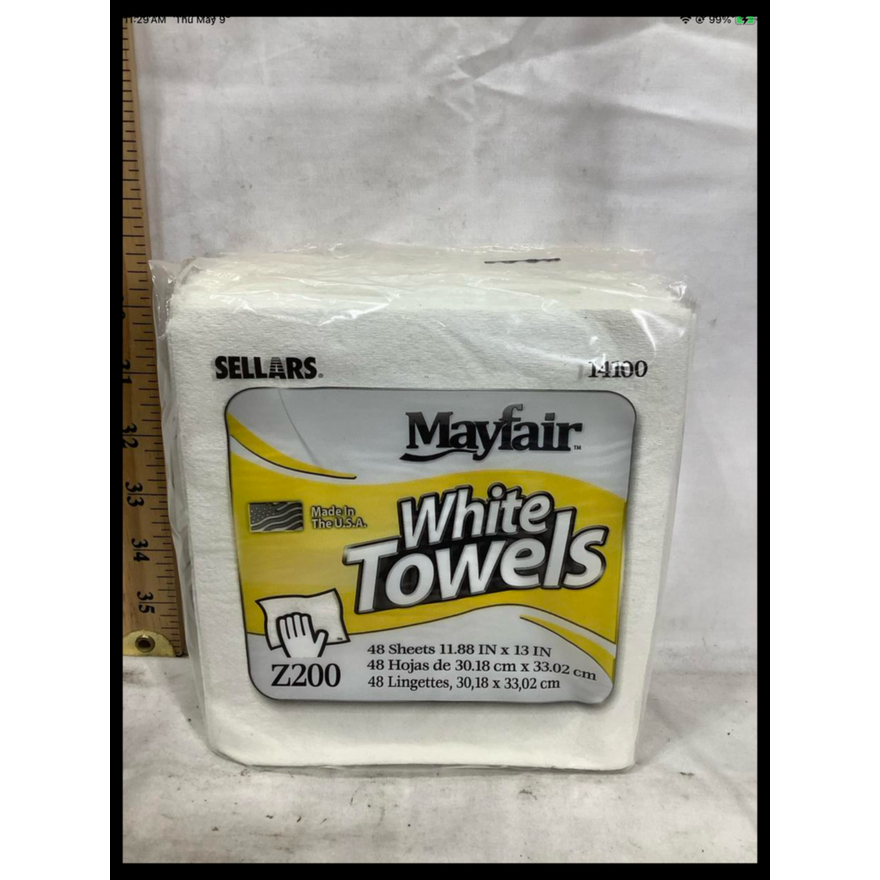 48ct Of Mayfair White Towels