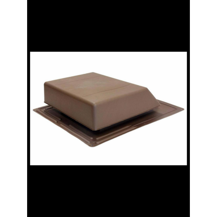 Airhawk Plastic Slant Back Roof Vent- Brown 3/12 To 12/12 Roof Pitch