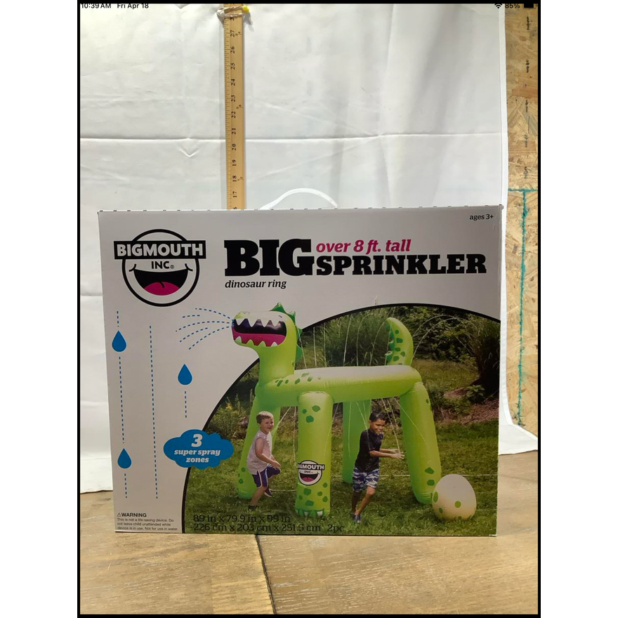 BigMouth Over 8ft Tall Big Dinosaur Ring Sprinkler