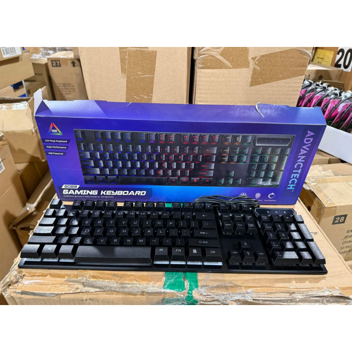 AdvancTech RGB Series Chroma Blacklit Mechanical Gaming Keyboard