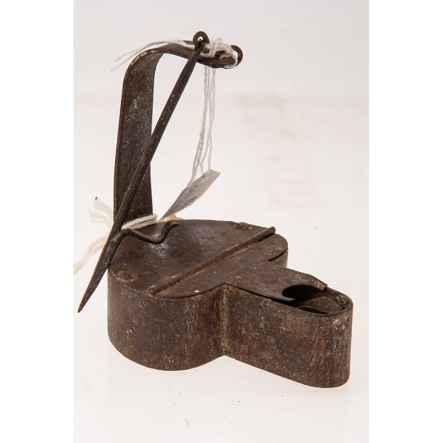 Iron Betty Lamp With Maker's Mark