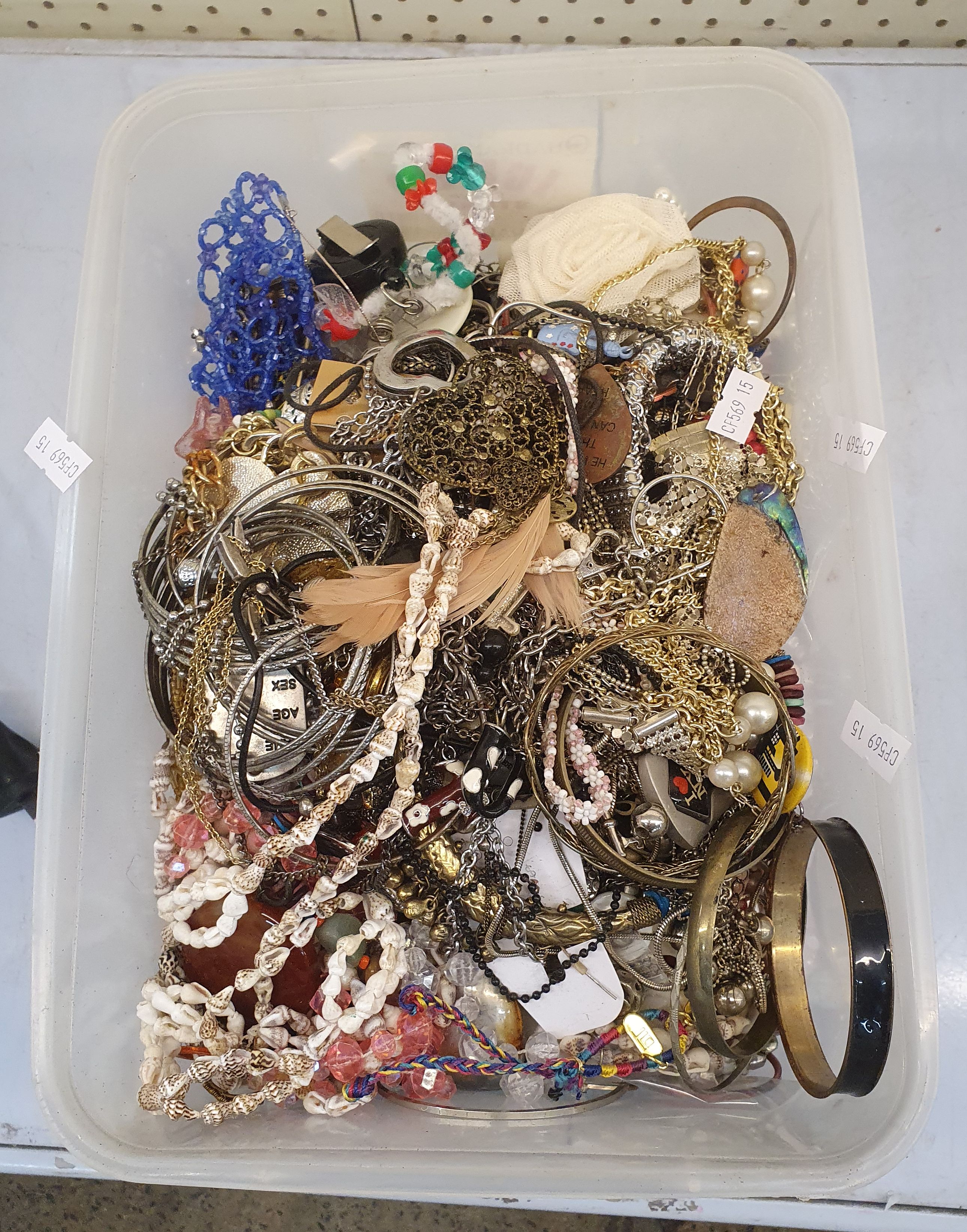 A Tub Of Costume Jewellery