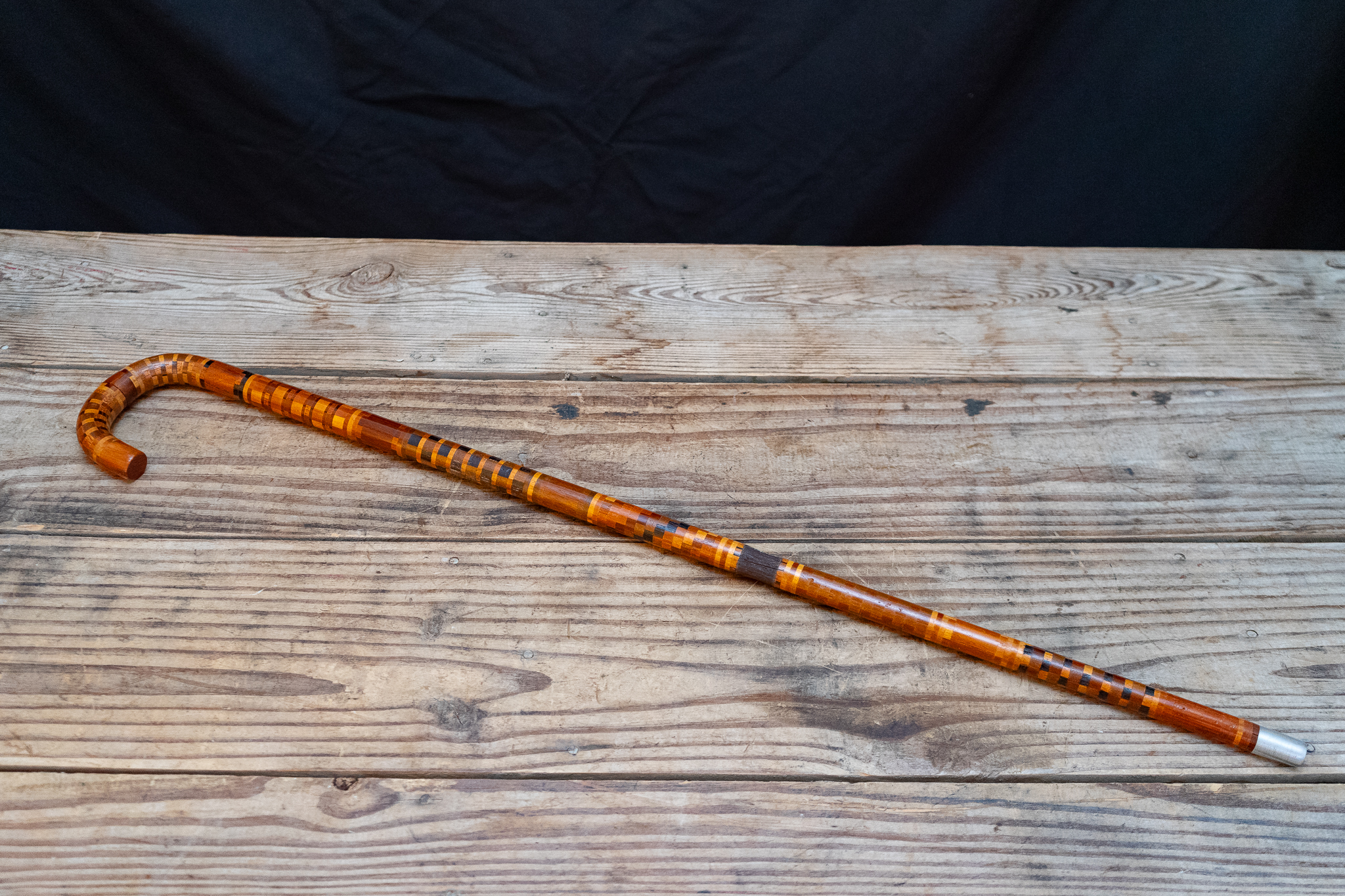 Kitterman Corydon Indiana Wood Inlaid Cane | Harritt Group, Inc