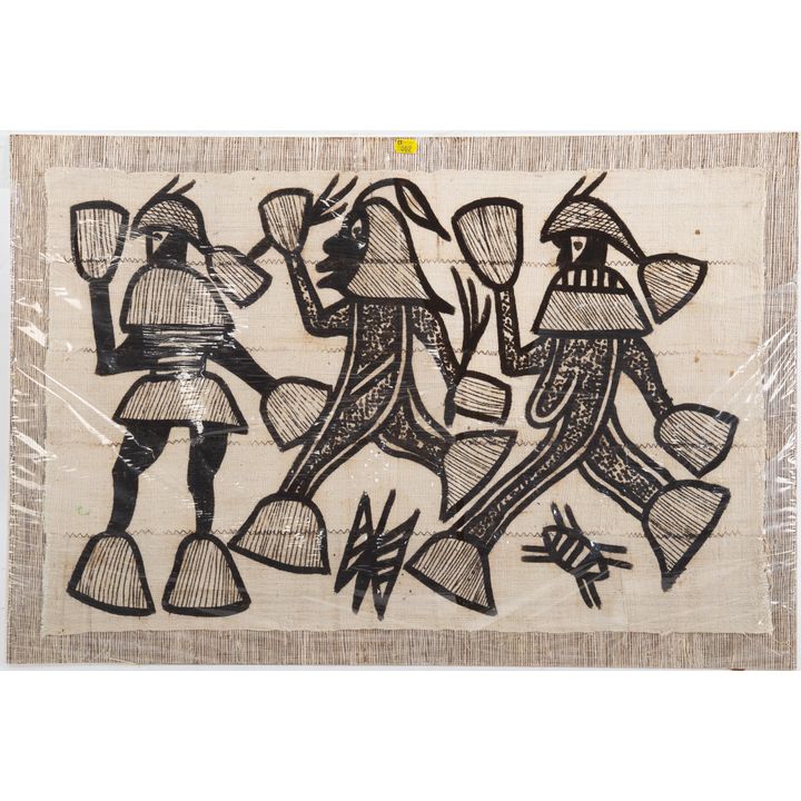 African Painted "Mudcloth" Textile
