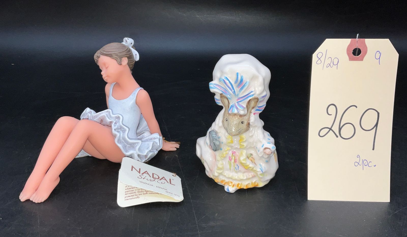 ROYAL ALBERT AND NADAL FIGURINES. Teel Auctions