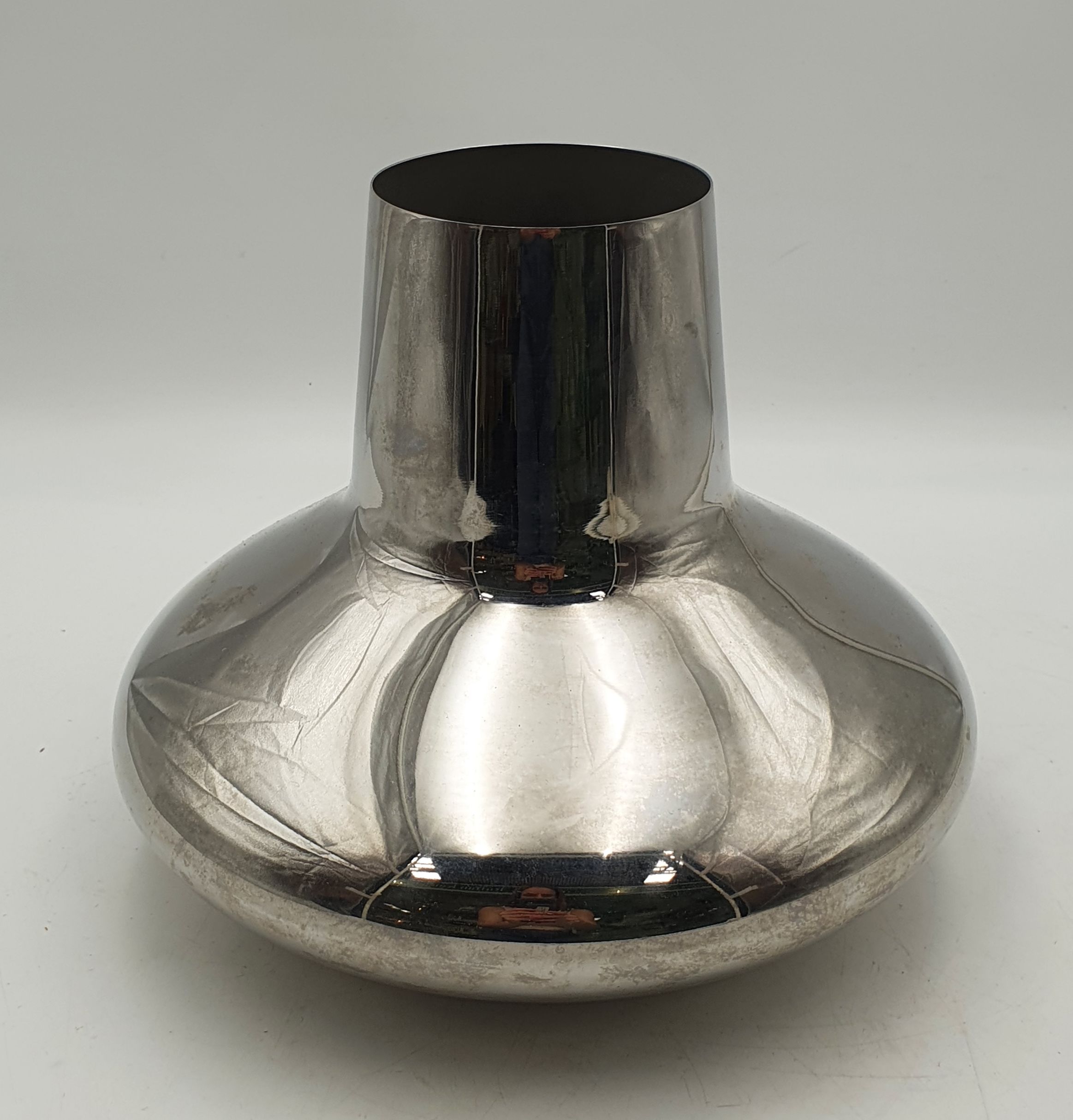 A Henning Koppel For George Jensen Stainless Steel Vase