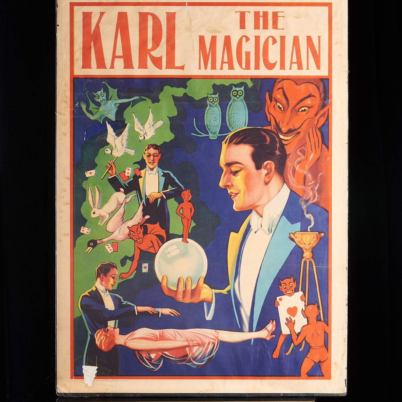 old magician posters