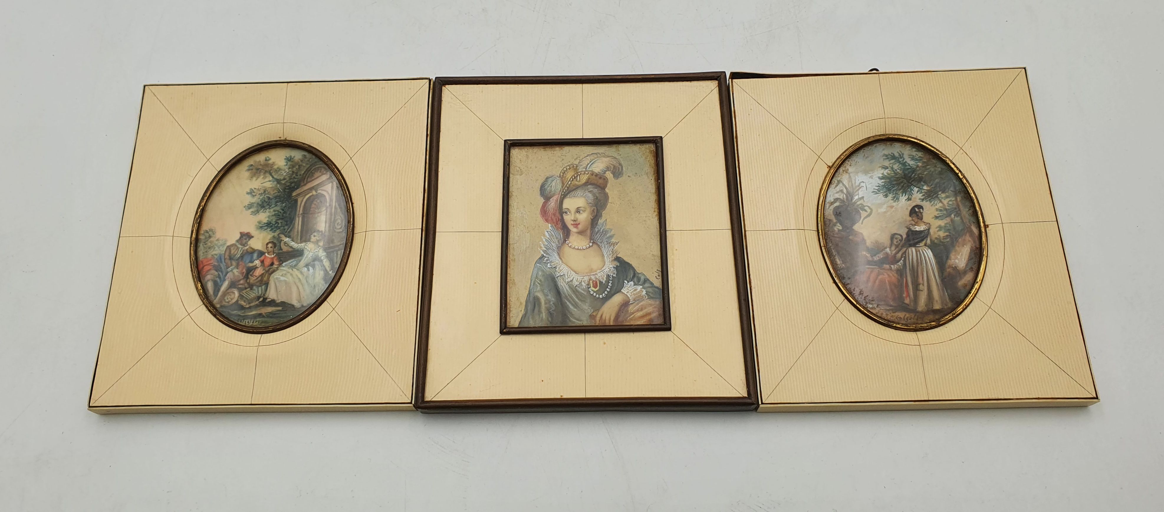 509 · THREE ITALIAN MINIATURE PAINTINGS