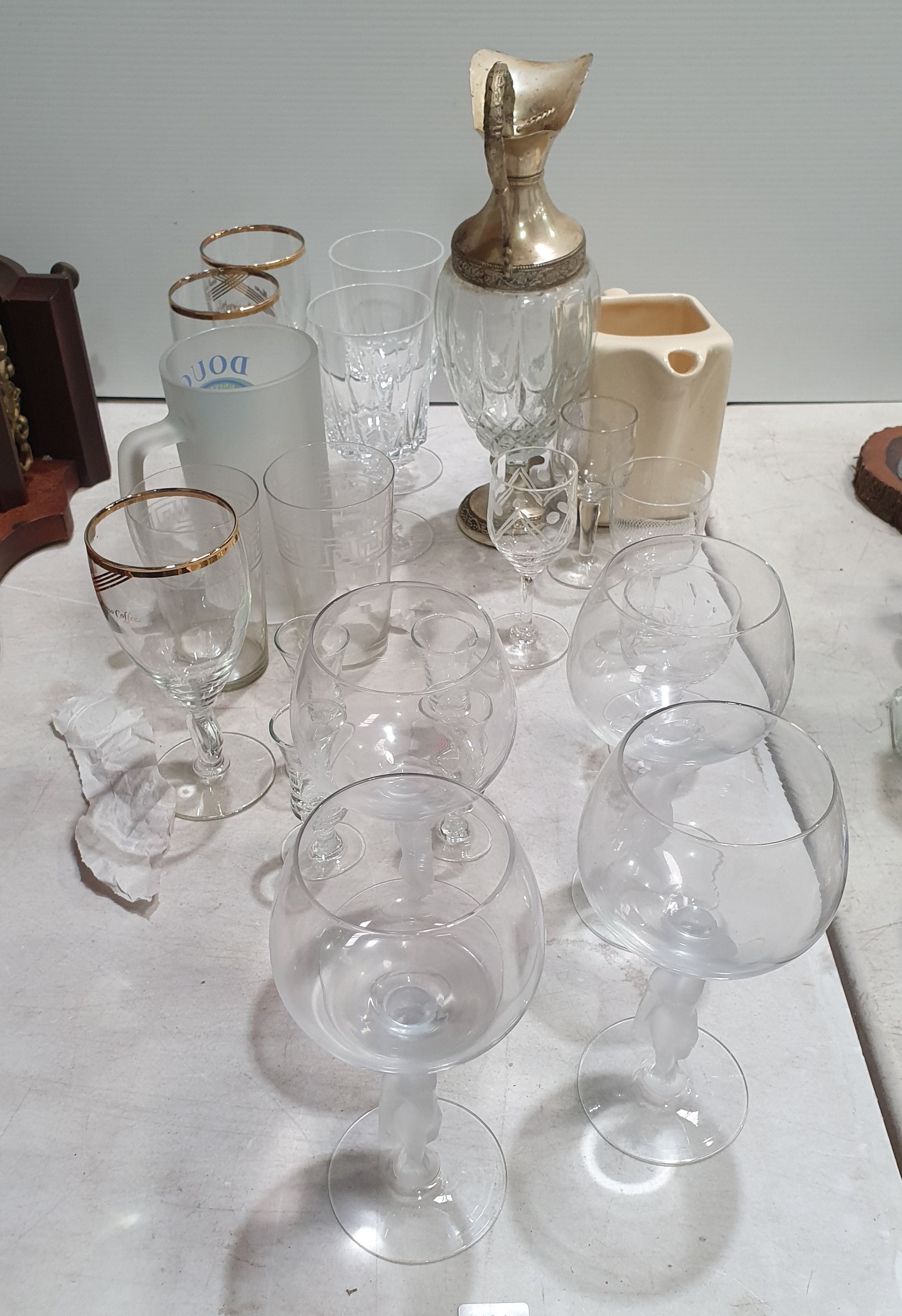 A GROUP OF BARWARE