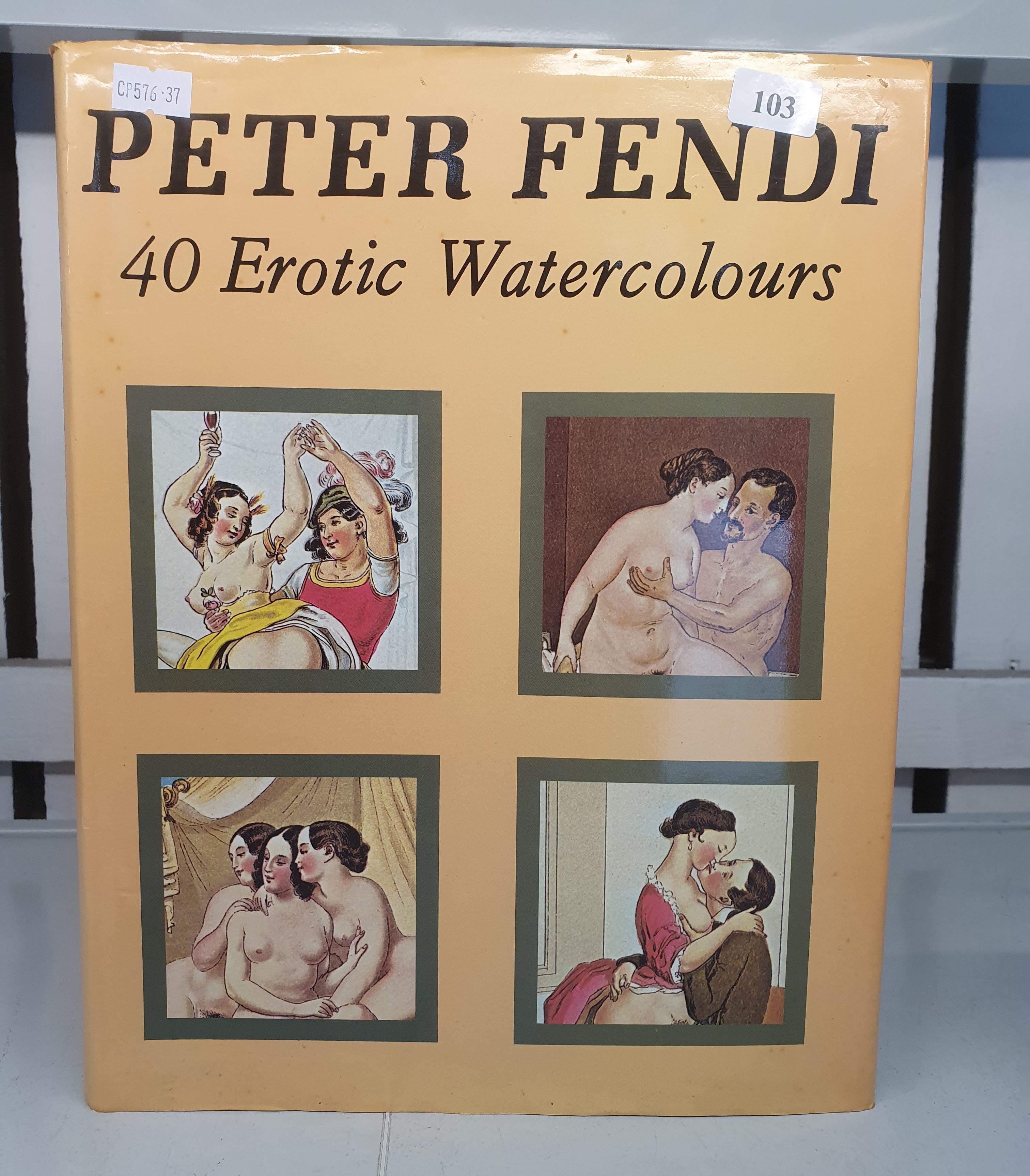 103 · ONE VOLUME PETER FENDI '40 EROTIC WATERCOLOURS'