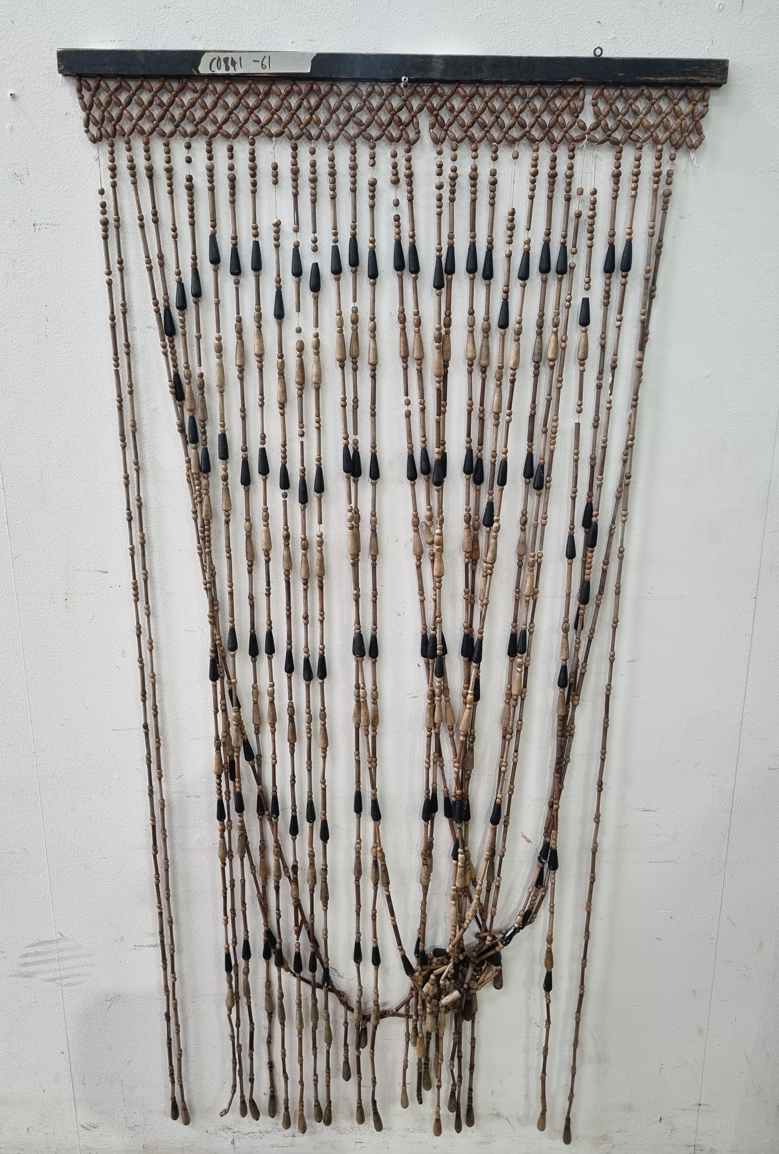 A Beaded Door Curtain