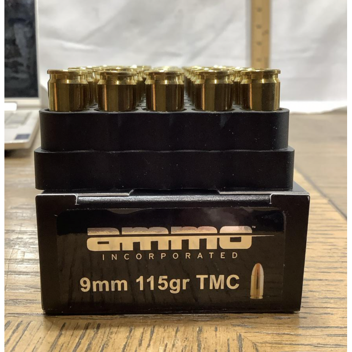 Ammo Incorporated 9mm 115 Grain TMC 50 Cartridges