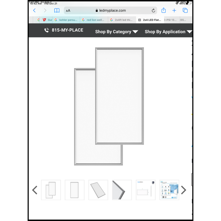 Buying (2) Revolution Lighting LED Thin Panel Interior Luminarie (2ftx4ft)